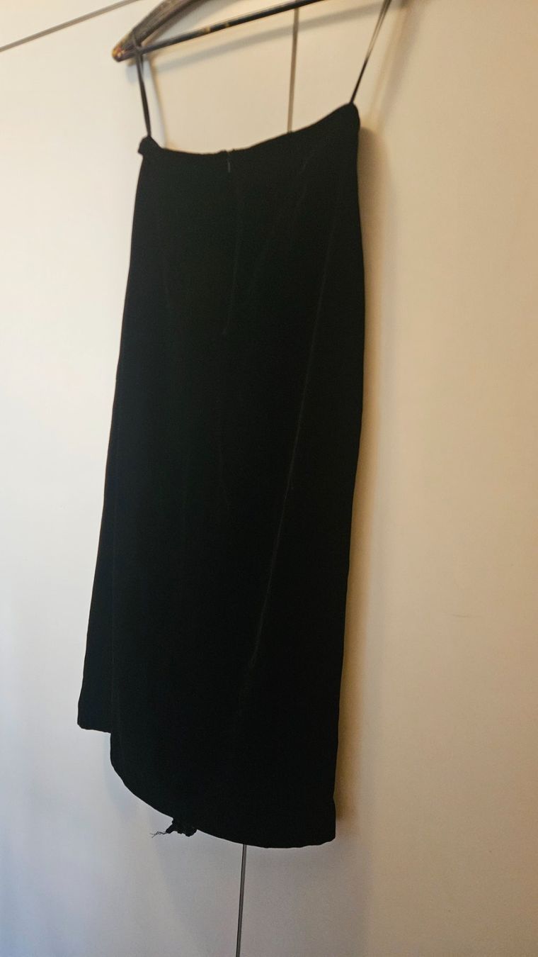 Completi & Tailleur: Camicetta e gonna nera Tattoo tg.M rayon e seta – Usato da Melano venduto da H-Sara 3