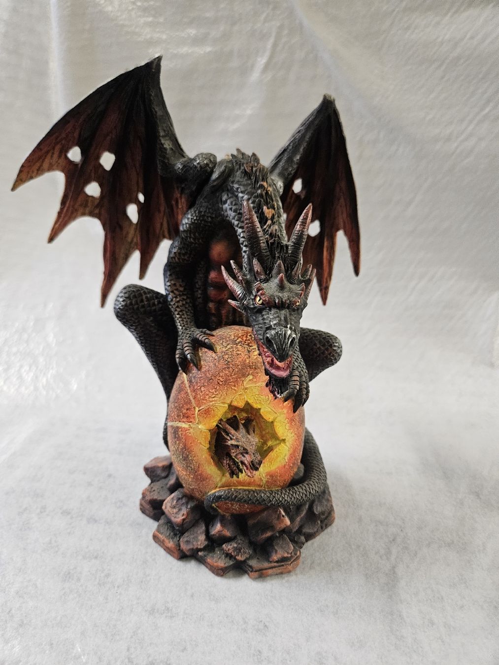 Statuette: Drachen mit Lava Ei 28cm – Nuovo (secondo la descrizione) da Dielsdorf venduto da Kenan997 4