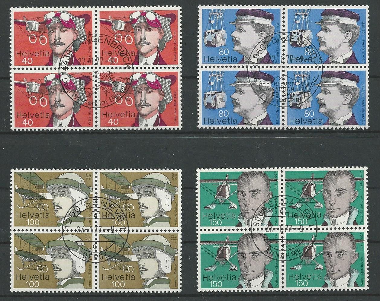 Tutti i francobolli: 1977 Nr. 582-585 ET – Usato da Basel venduto da Melphi