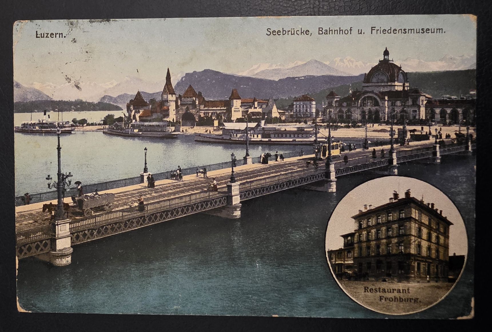 Cartoline postali: AK Luzern / Restaurant  – Usato da Bern venduto da Kocholo