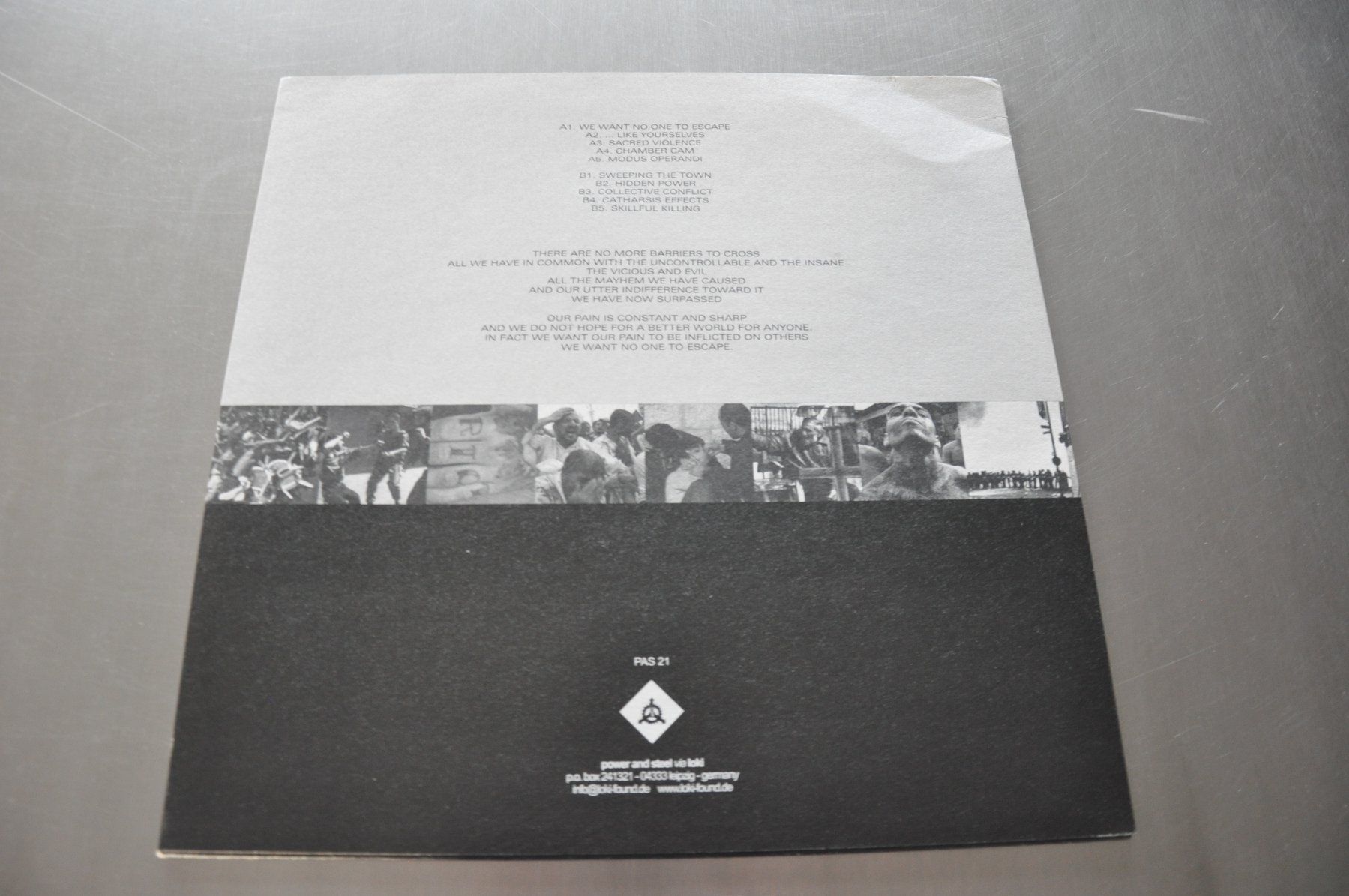 Schallplatten: EX.ORDER LP CORPORATE CONTROL - MUSIQUE INDUSTRIELLE – Gebraucht aus Sion von jaipur1401 1