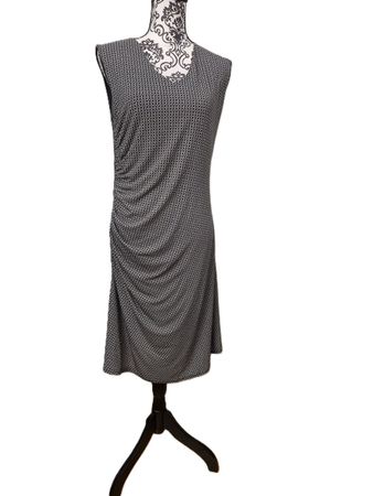 Elegantes Sommerkleid schwarz-weiss Grösse 38 Neu mit Eti...