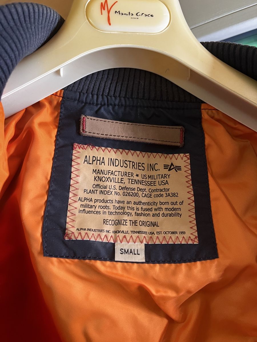 Alpha Industries Jacken: Alpha Industries Bomberjacke - rep blue – Gebraucht aus flawil von KauzigerBergeremit 5