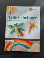 Bastelheft Glücksbringer gewickelt aus Wollresten Topp