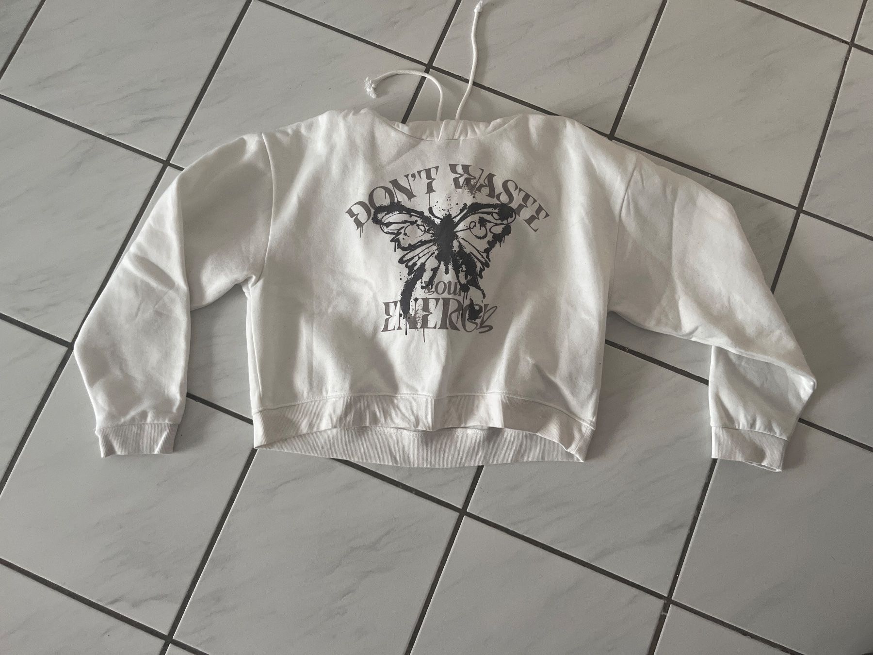 Maglioni & Felpe: Kapuzenpullover Chicoree weiss Grösse  (ca M/L) – Usato da Chiasso venduto da AzenYa