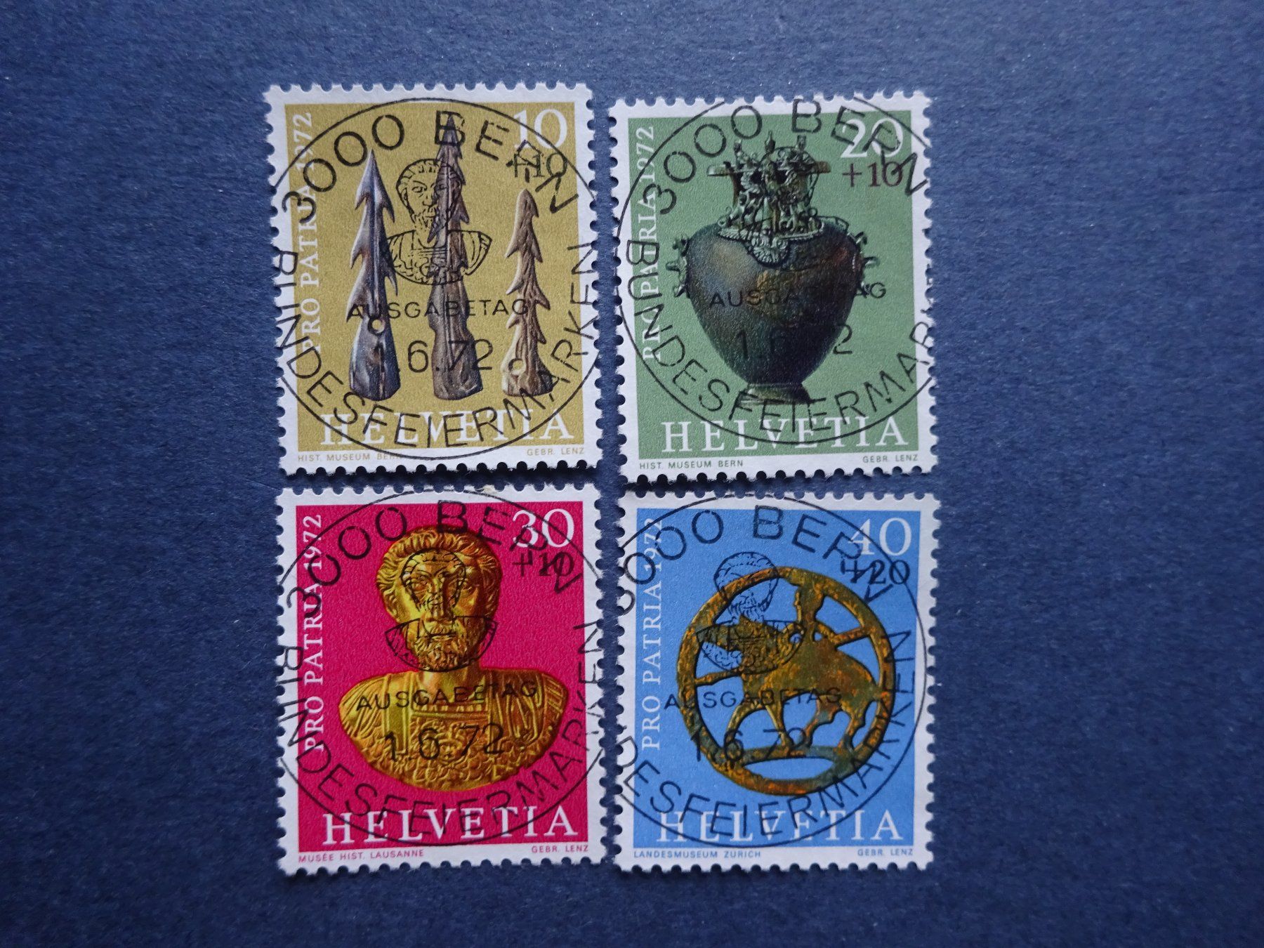 Alle Briefmarken: 1972 Pro Patria ET-Voll – Gebraucht aus Appenzell-Steinegg von adi1975 1