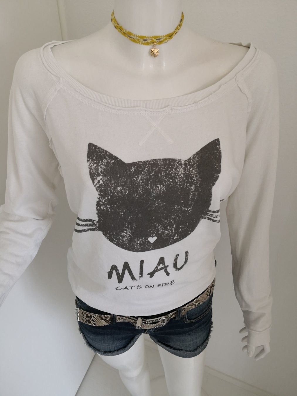 Mango Pulls & Sweat-shirts: 🤩MANGO MIAU PULLOVER WEISS & D&G P. – Neuf (Voir description) à Olten par Naja-Twins-Twins 6
