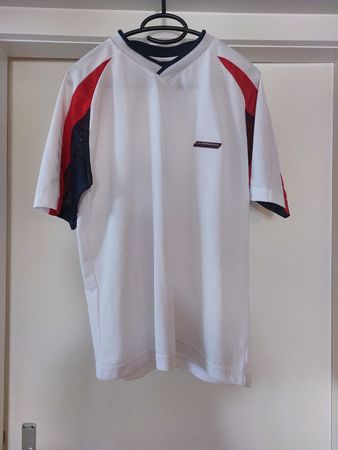 Umbro T-Shirt Weiss Rot Blau Grösse M Zustand gut