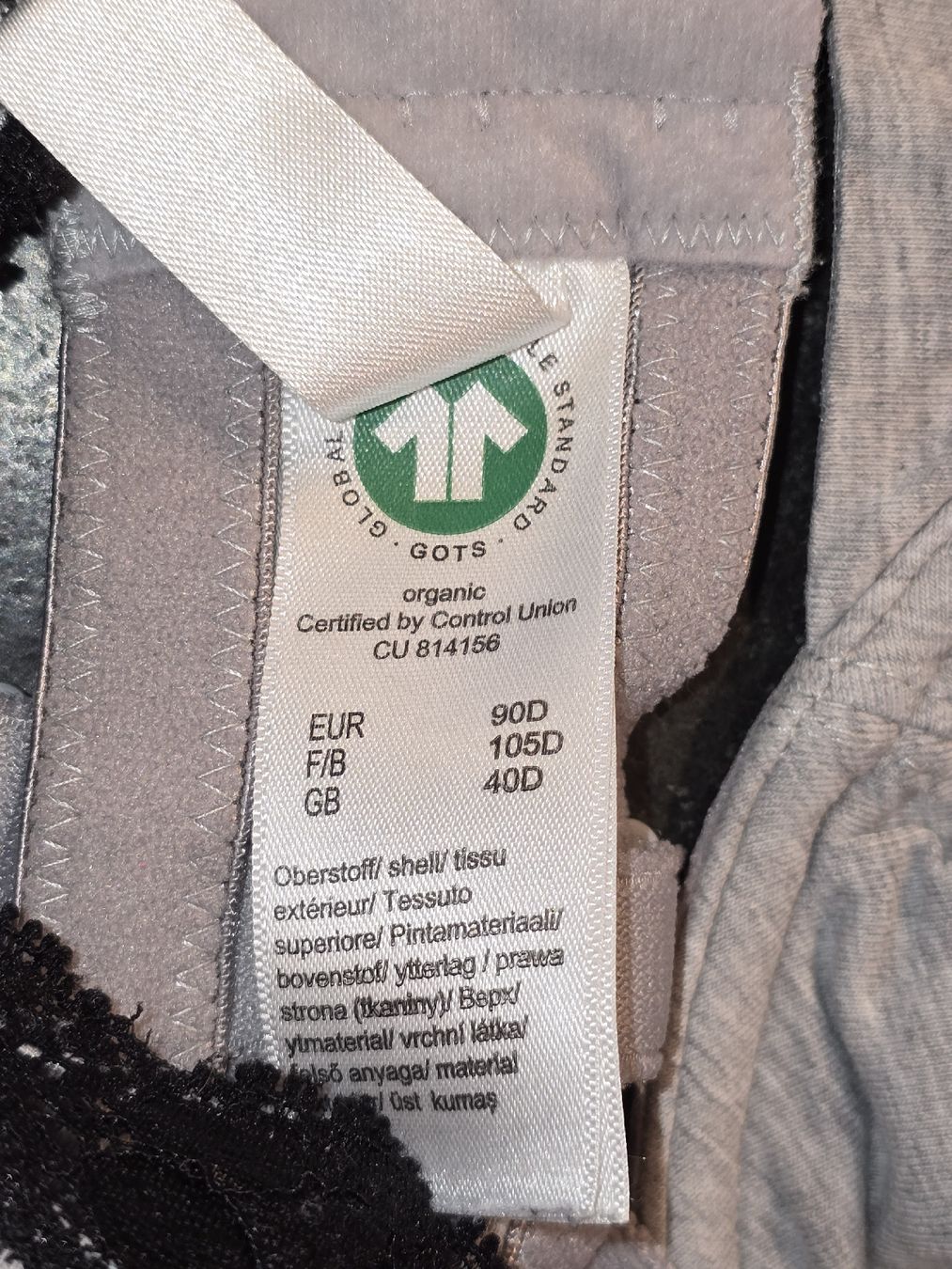 Altra biancheria intima: Bpc BHs, Grösse 90D, Grau mit Spitze, 2 Stück, Top! – Usato da Teufenthal AG venduto da thuzsu 2