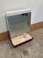 Keller Spiegelschrank mit Licht und Steckdosen, weiss