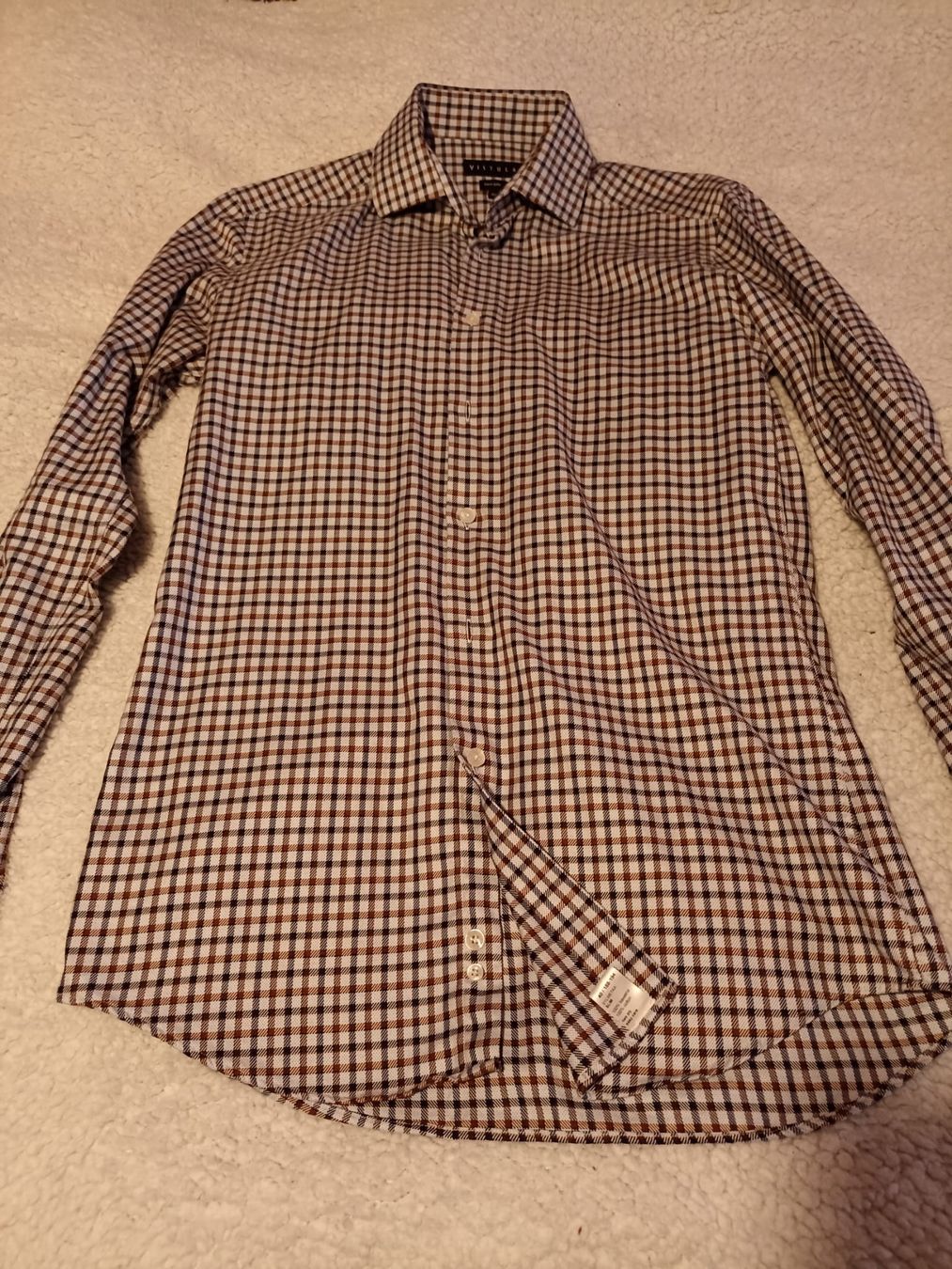 Camicie: 2x Hemd Premium Herren Vistula gr. L slim – Usato da Fislisbach venduto da kio_x9dg