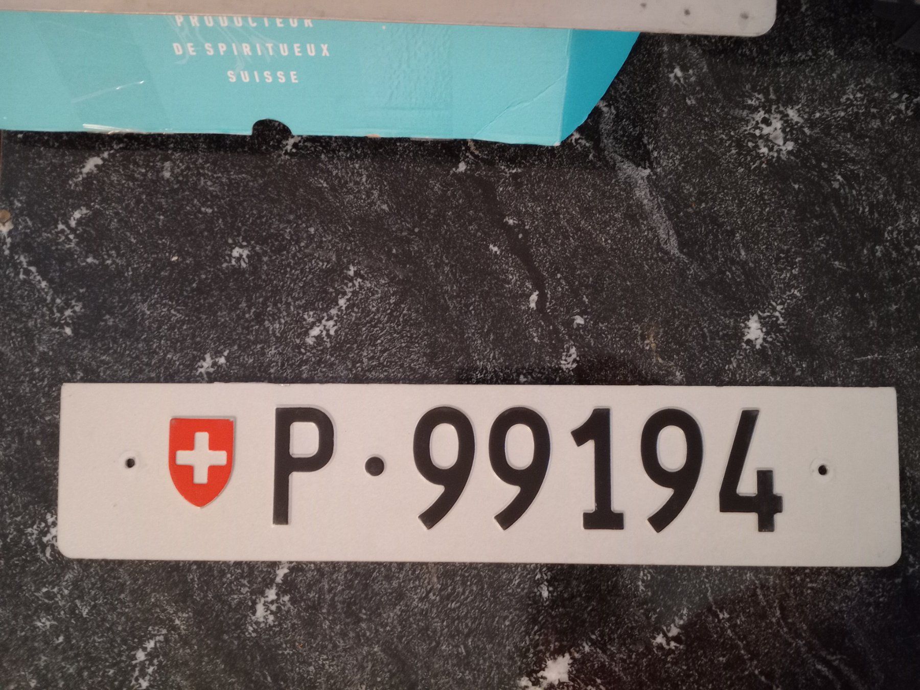 Insegne: Nummernschild Einzelschild PTT Post 99194 – Usato da Küttigen venduto da Melisch1000