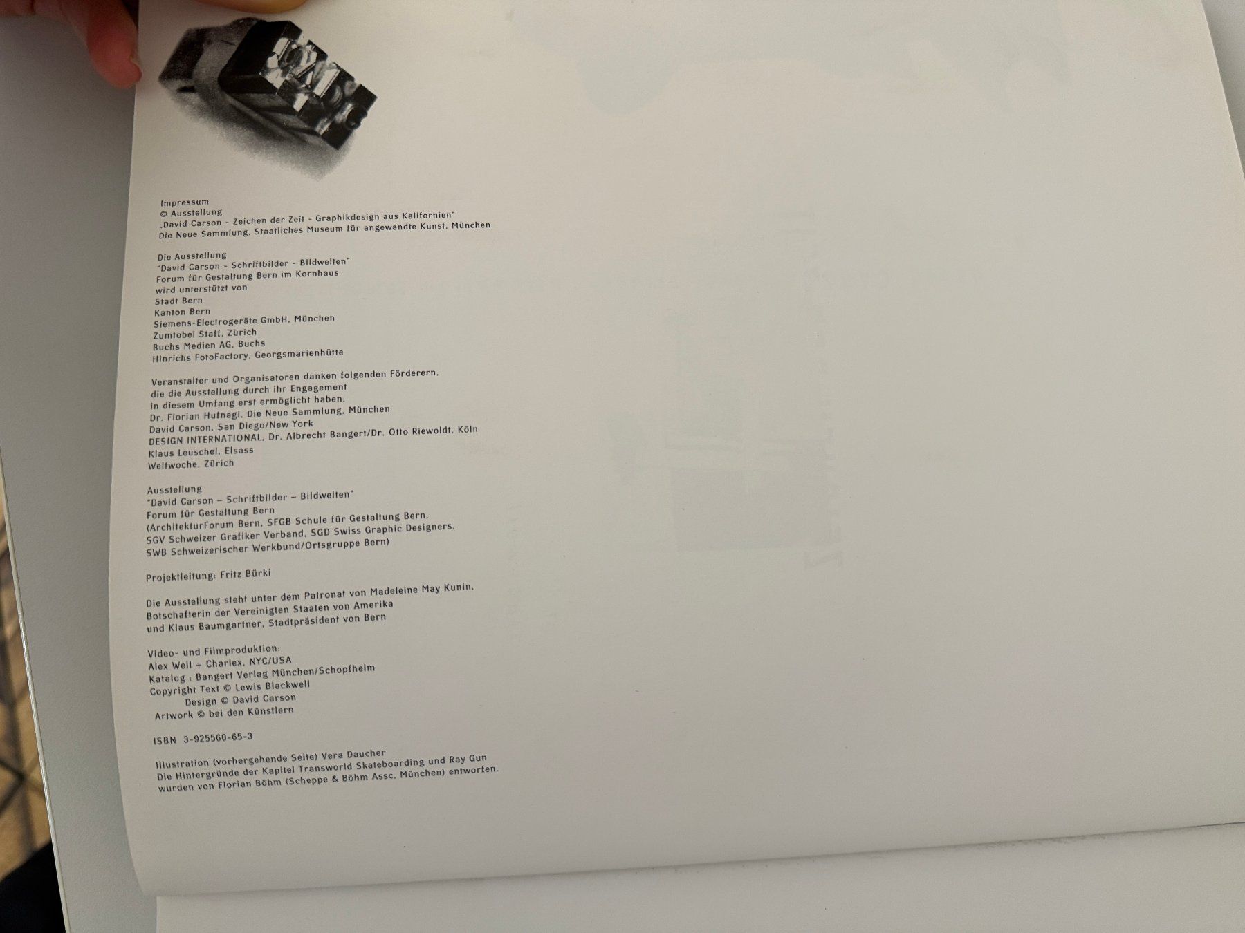 Libri: The end of print : David Carson 1995 – Usato da Bern venduto da consign_agency 1