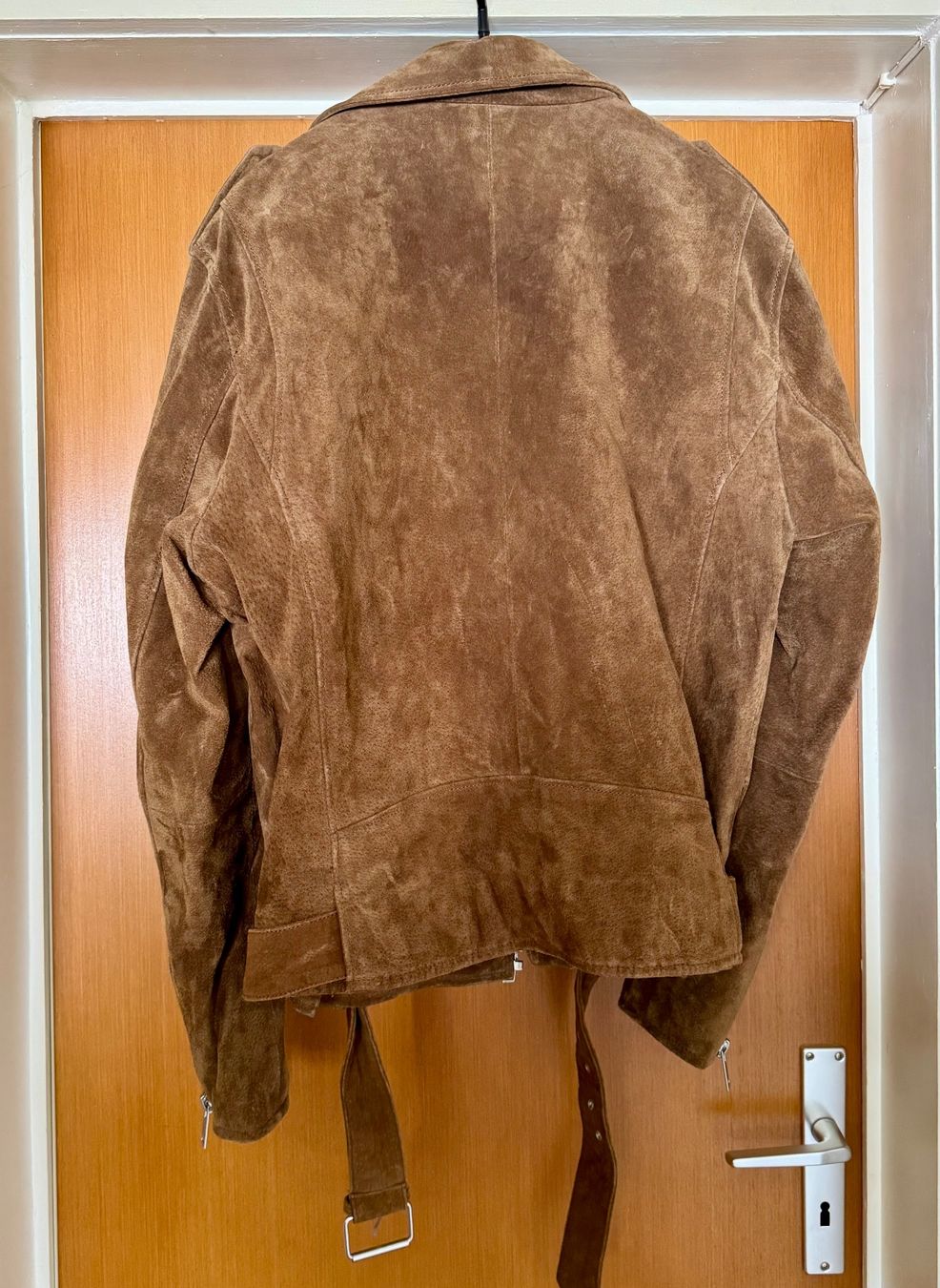 Zara Giacche: Veste en cuir brun "biker" – Usato da Moutier venduto da DreamerZz1 1