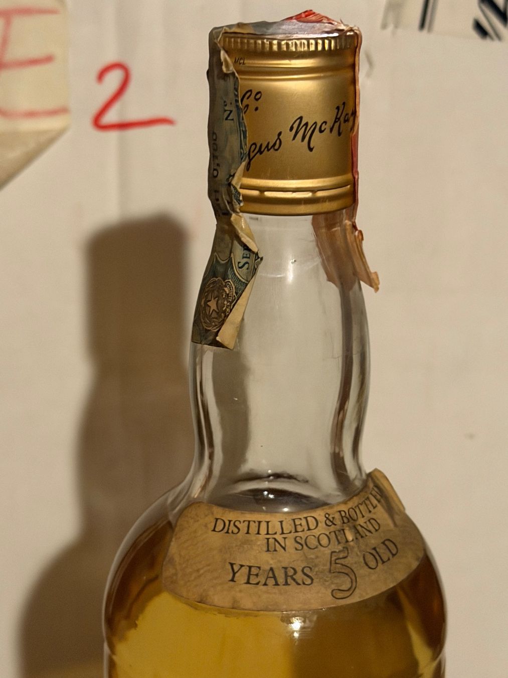 Bevande alcoliche: ANGUS McKAY Scotch Whisky  5 Years old – Nuovo (secondo la descrizione) da Roche VD venduto da luc_jwm5 5