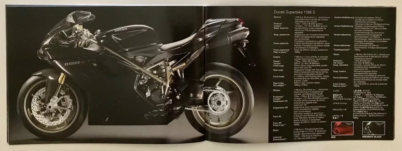 Ducati Dokumente: Ducati Prospekt Gesamtprogramm 2009 – Gebraucht aus Strengelbach von Omobono 7