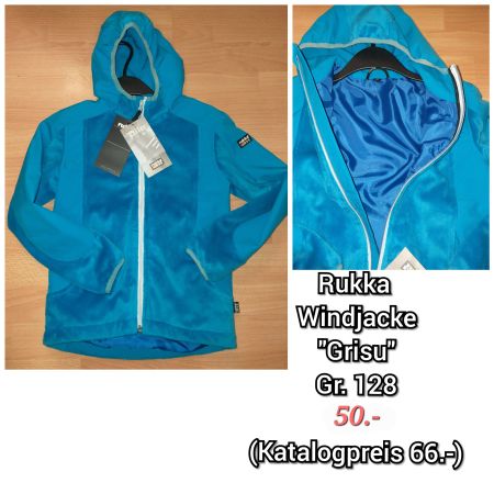 Neue RUKKA Windjacke Grösse 128