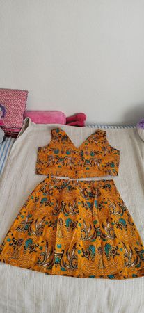 Ensemble jupe et top style batik – parfait pour l’été !