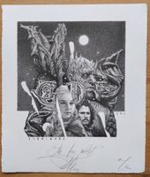 Exlibris Petar Chinovsky Orig. Lithographie Game of Thrones
