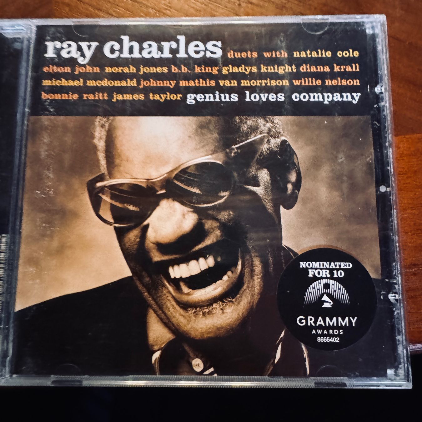 CD: Ray Charles Genius Loves Company CD – Usato da Merligen venduto da barratt