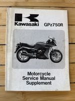 Kawasaki GPZ750R Service Manual Supplement 1984-1985 🏍️💯