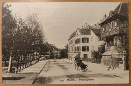 Basel Petersgraben um 1905
