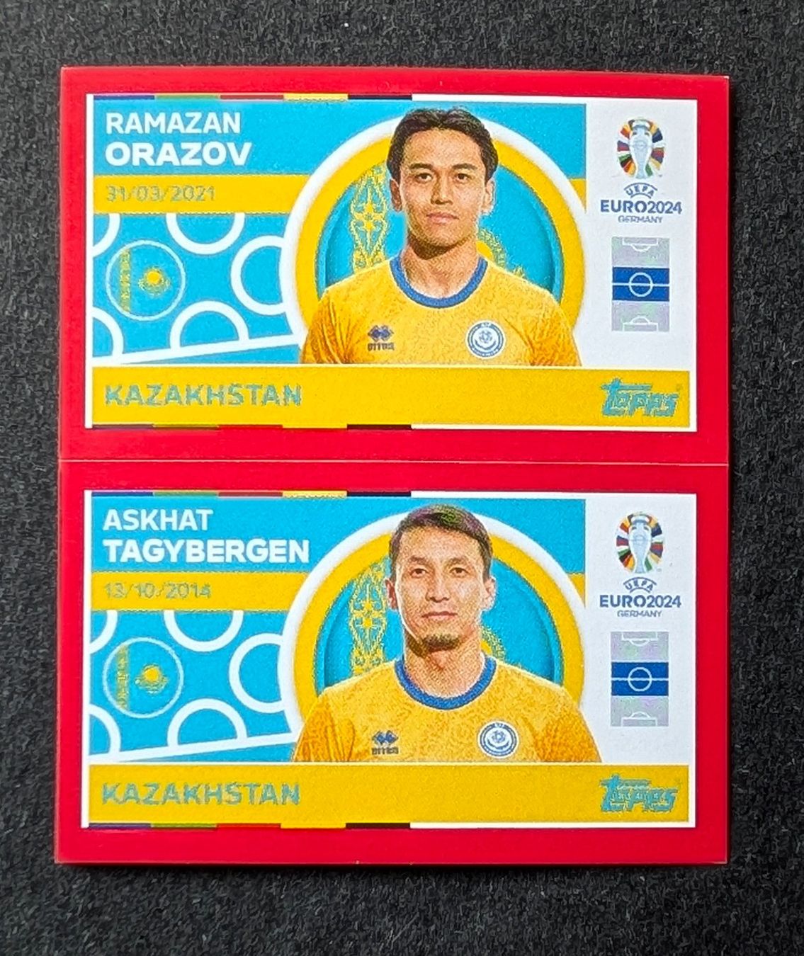 Topps Carte collezionabili: Topps EM 2024--KAZ 8/9 – Nuovo e nell'imballaggio originale da Hittnau venduto da stamps_and_coins