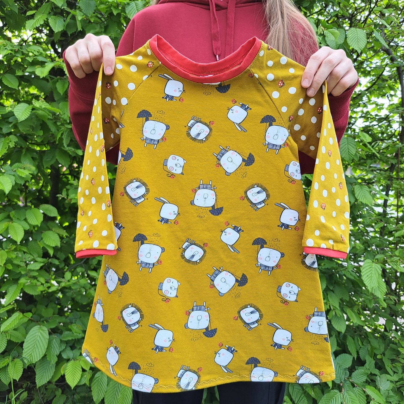 Kleider & Röcke: Bio-Baumwoll-Jersey-Kleid Gr. 92 – Neu (gemäss Beschreibung) aus Oetwil am See von Kuechenzeit