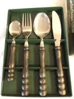 Besteckset Rustikal Holzgriff 24-tlg  NEU