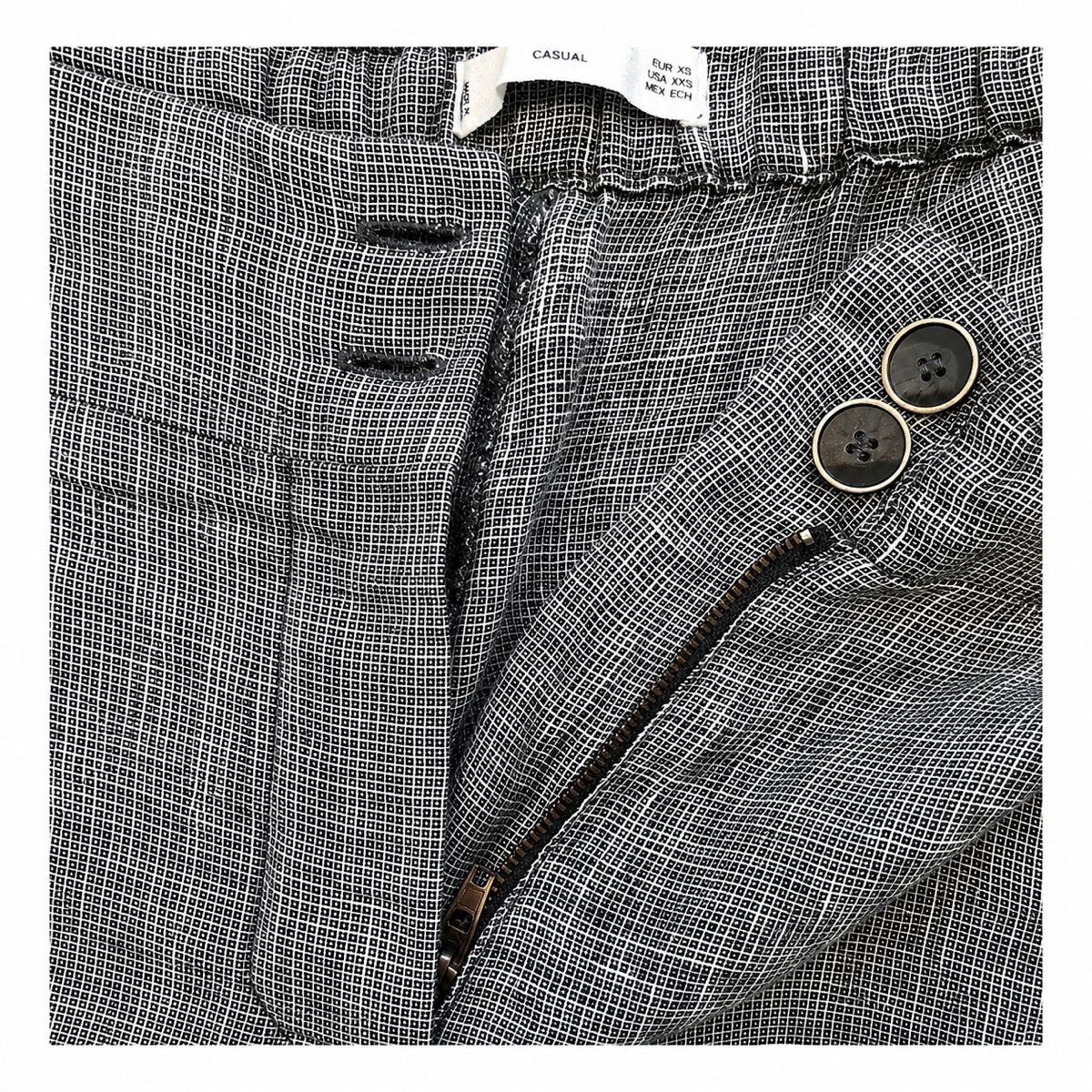 Mango Pantaloni: Culotte Palazzo Hose mit feinem Karomuster – Nuovo (secondo la descrizione) da Aarberg venduto da LovelyThings_ 2