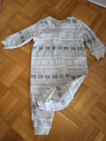 Baby Fleeceoverall H&M Gr. 68