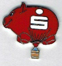 Placchette & Badge: Sparkasse Schweinchen Ballon – Usato da Hinterkappelen venduto da Schampus
