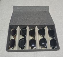 Sonnenbrillen Box Grau mit  6 Brillen