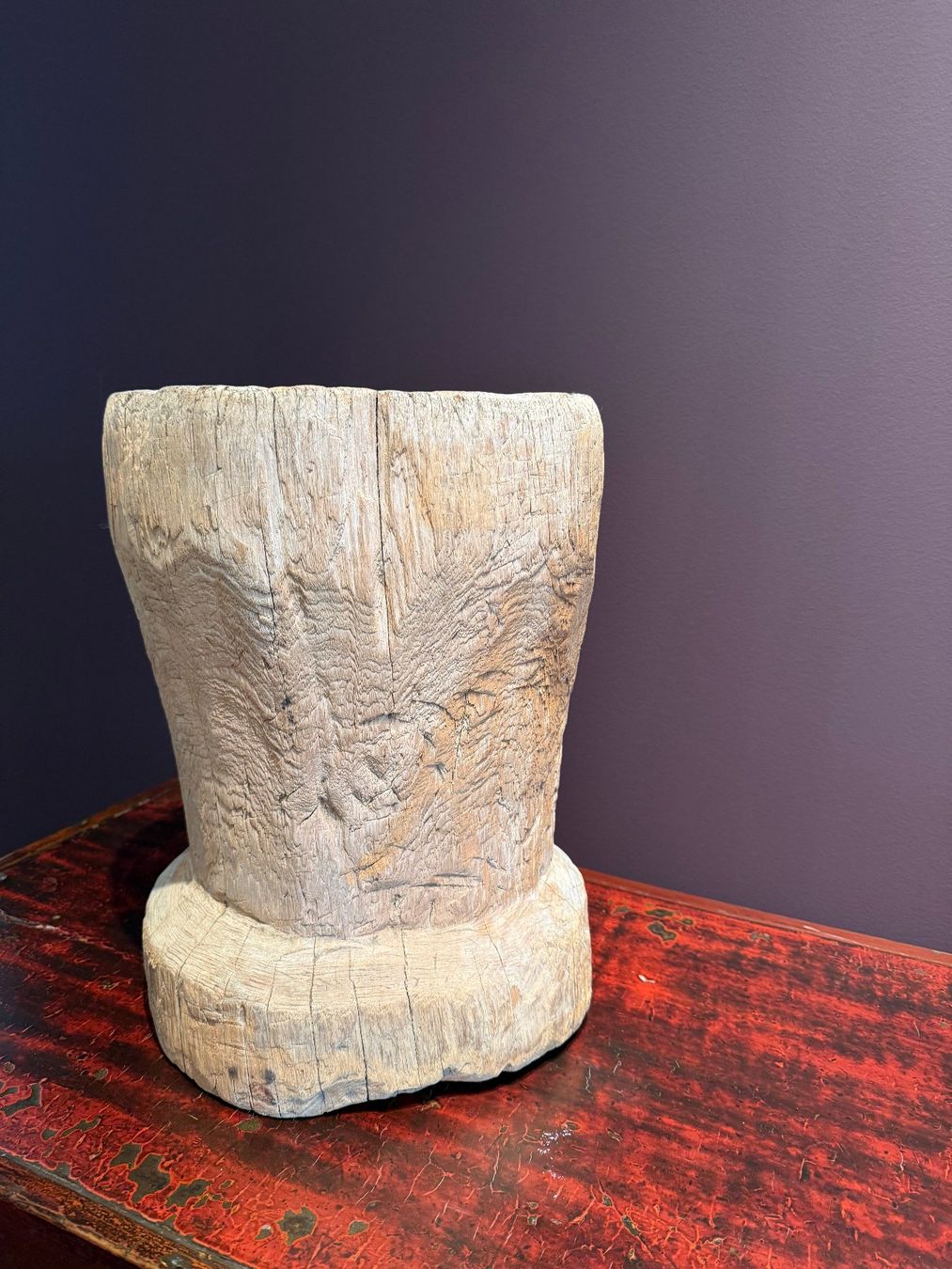 Holzartikel: Holzgefäss, Übertopf, Cachepot, Holzstatue, Dekoration – Gebraucht aus Rapperswil SG von Ninico