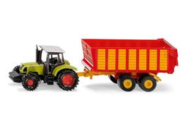 Toller Claas mit Silagewagen Siku Super 1650, Metall, neu