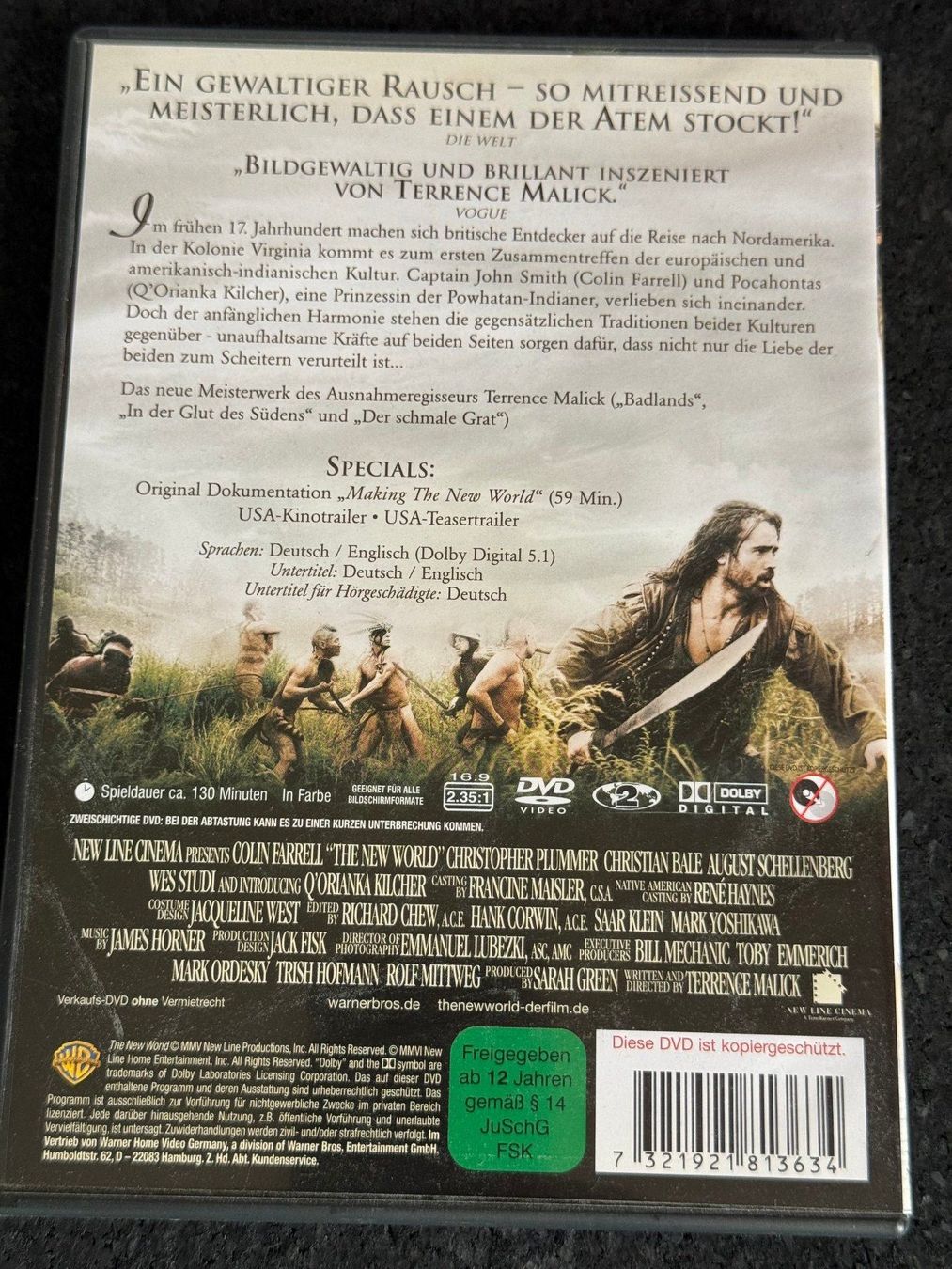 Tutti i DVDs: The New world DVD DE/EN – Usato da Fribourg venduto da tschjoly 1