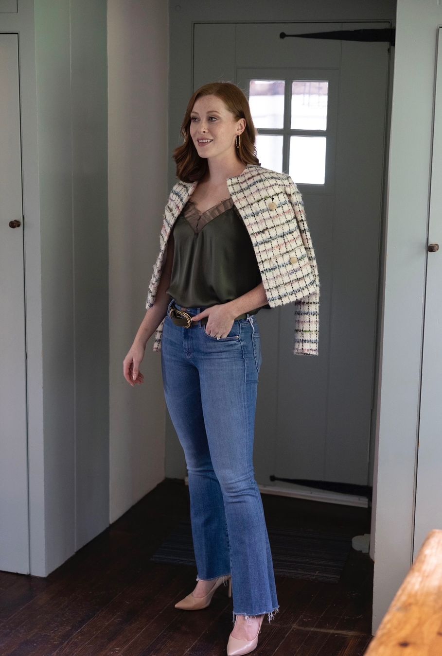 Iro Top: IRO BERWYN - TOP - ARMY OLIVE NIGHT – Nuovo e nell'imballaggio originale da Zürich venduto da luxuryoutlet1 2