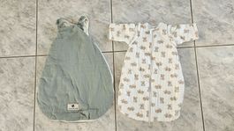 2 x Baby Schlafsack 60 bis 62cm Julius Zöllner und C&A