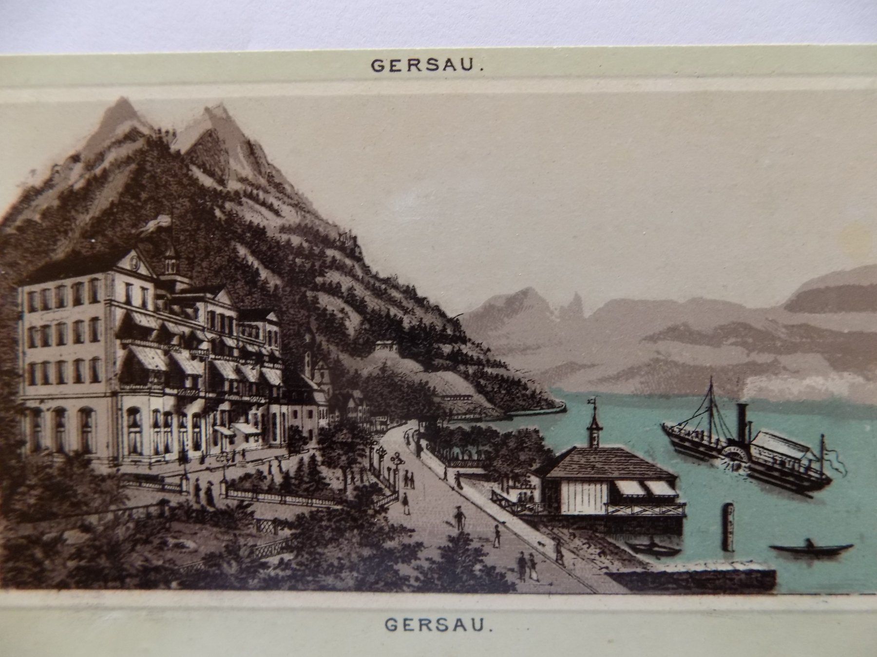 Incisioni: Gersau Kanton Schwyz – Usato da Risch venduto da Antikfee 1