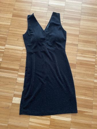 Schönes, elegantes, glitzerndes Kleid - schwarz - Gr. L