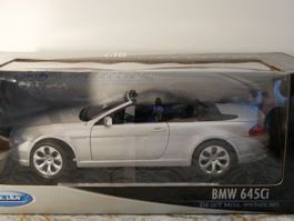 BMW 645i SILVER Welly 1: 18 art.2547W