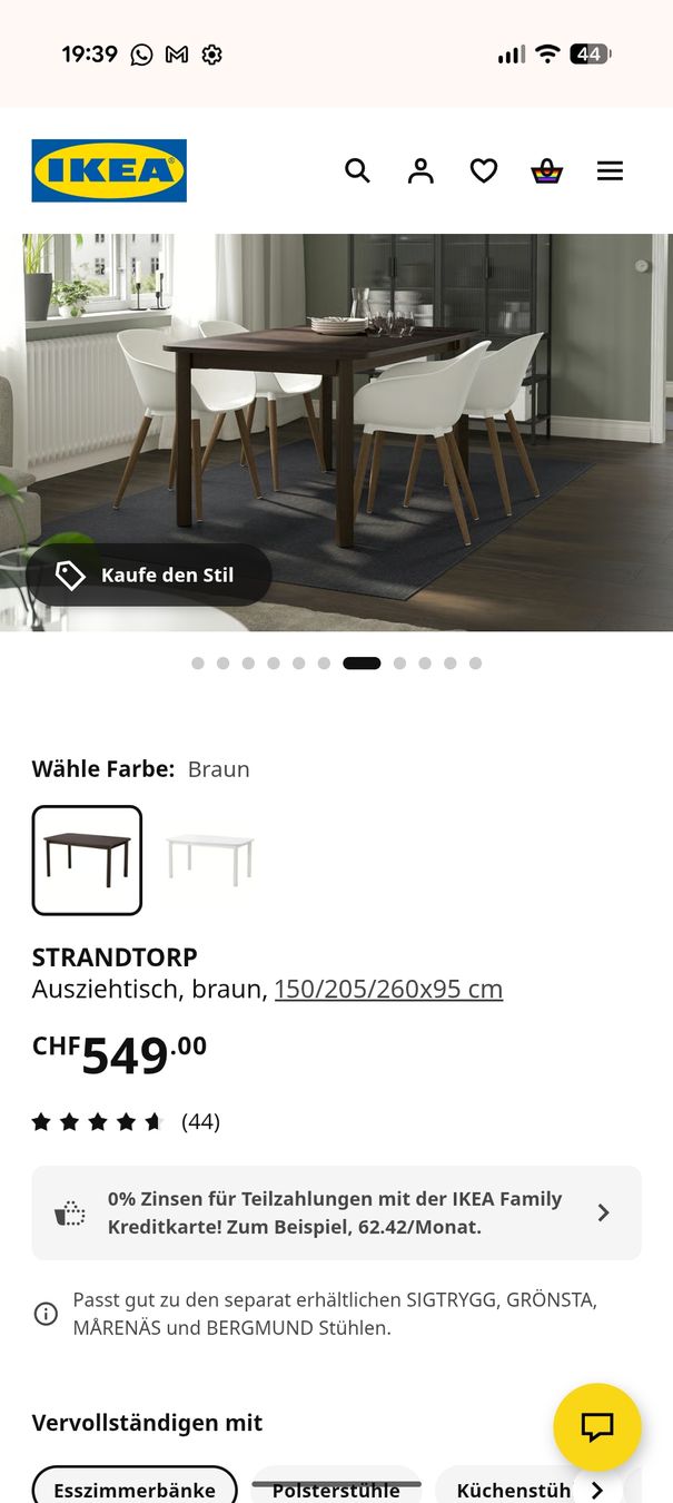 Ikea Tavoli: Ikea Esstisch – Usato da Wald ZH venduto da Karlia 5