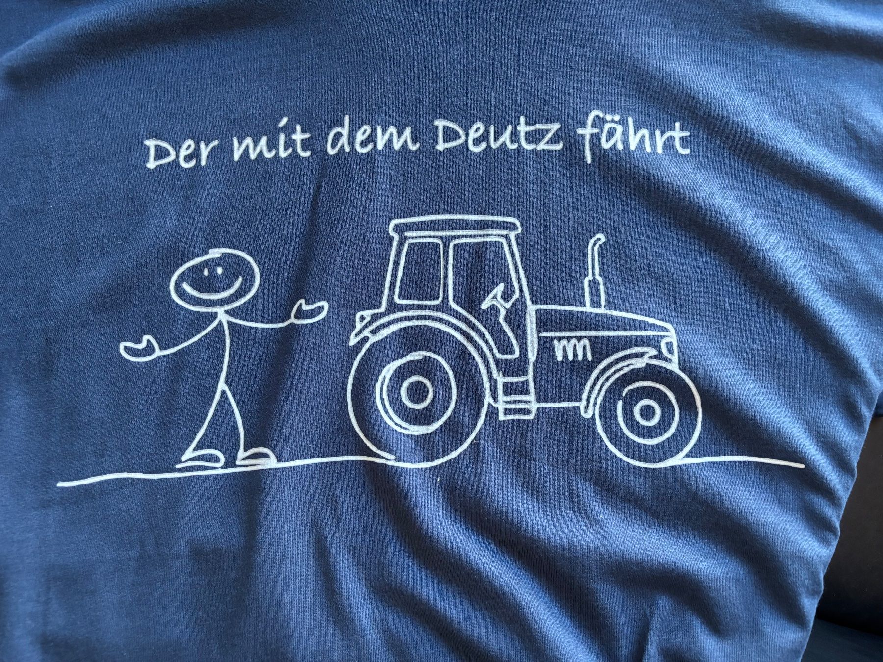 Deutz Traktor Motiv T-Shirt blau Grösse 3XL neu Zustand (Neu (gemäss ...