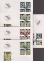 PJ. FDC-Serie 1993. Einzelmarken & Vierer-Blocks.