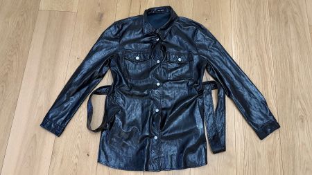 Tally Weijl Kunstleder Jacke ! Schwarz Glanz ! Gr. M