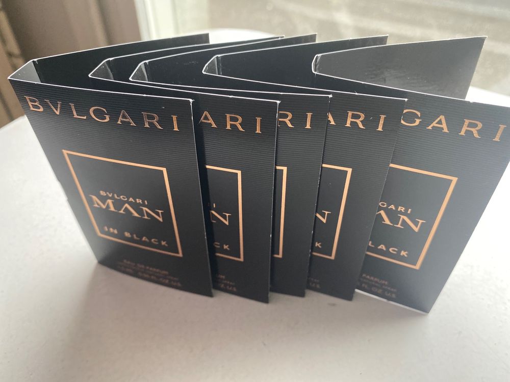 BULGARI - BVLGARI - MAN IN BLACK 5 x  ml Sample | Acheter sur Ricardo