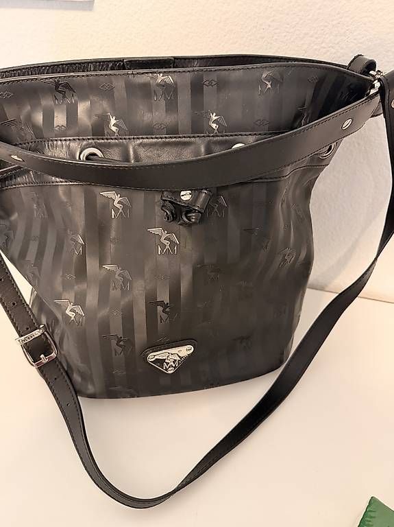 Maison Mollerus Borse: Mollerus Handtasche/Beuteltasche Schwarz – Usato da Baar venduto da byt_6pt2 2