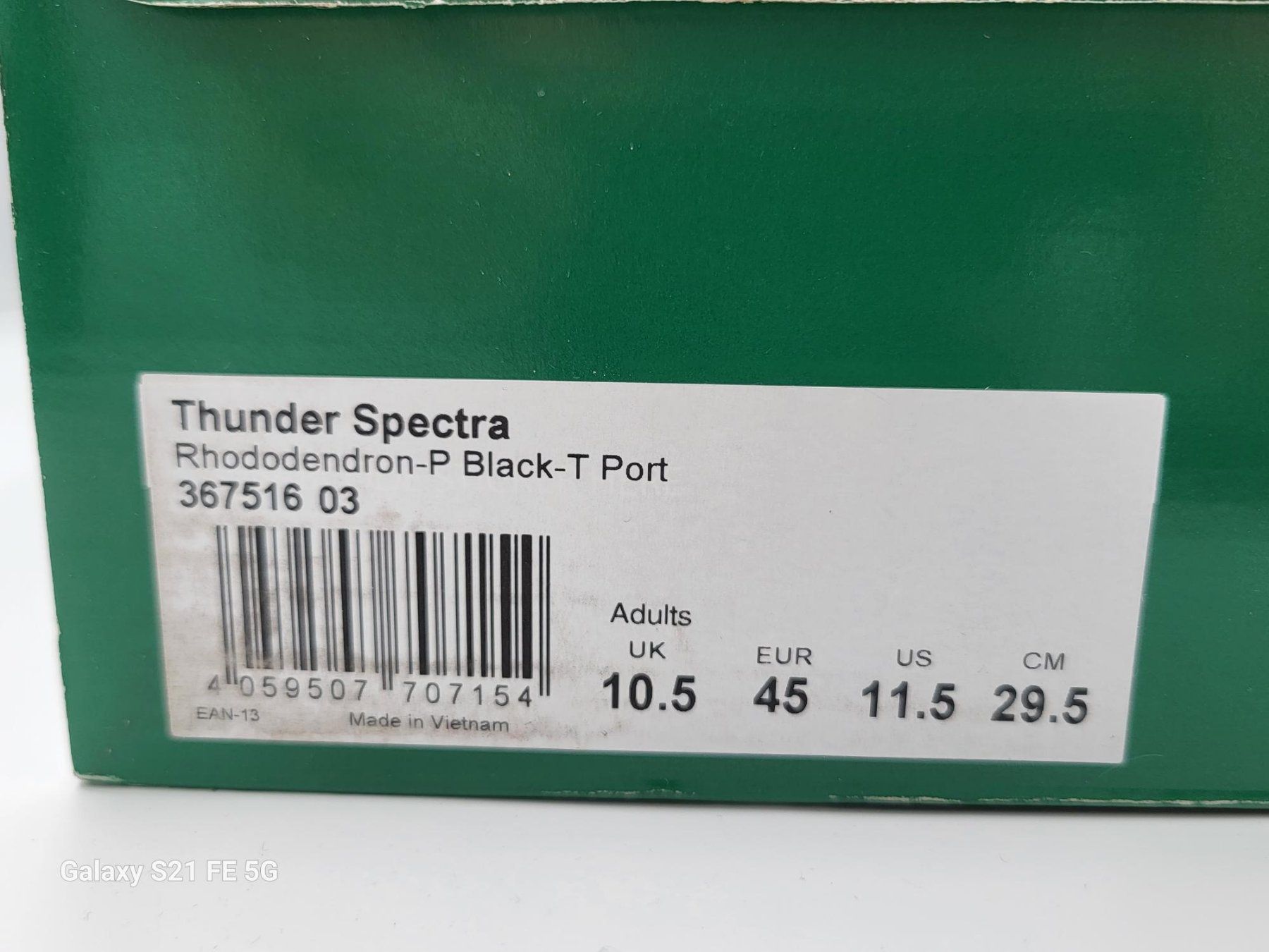 Puma Scarpe da uomo: Puma Thunder Spectra, weinrot/schwarz, 45 – Nuovo e nell'imballaggio originale da Zürich venduto da Chris221122 1