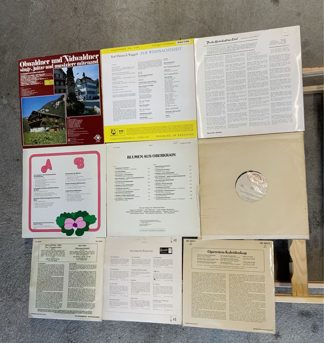 Schallplatten: Vinylplatten Konvolut (9 Stk.) – Gebraucht aus Magden von rom_5zrl 8