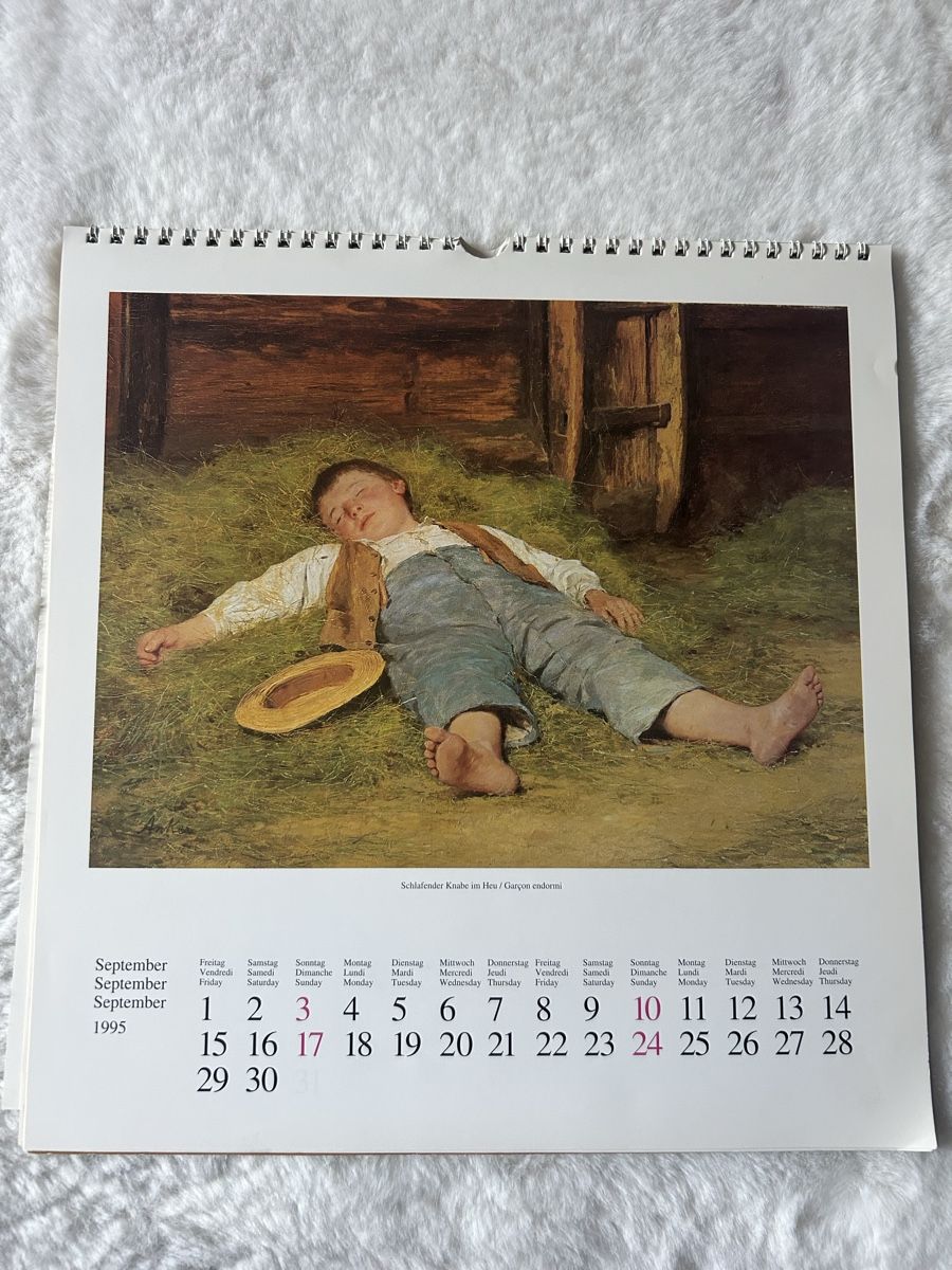 Calendari: 2 ANKER Kalender 1995 gebrauchter Zustand – Usato da Kandersteg venduto da selenat 7